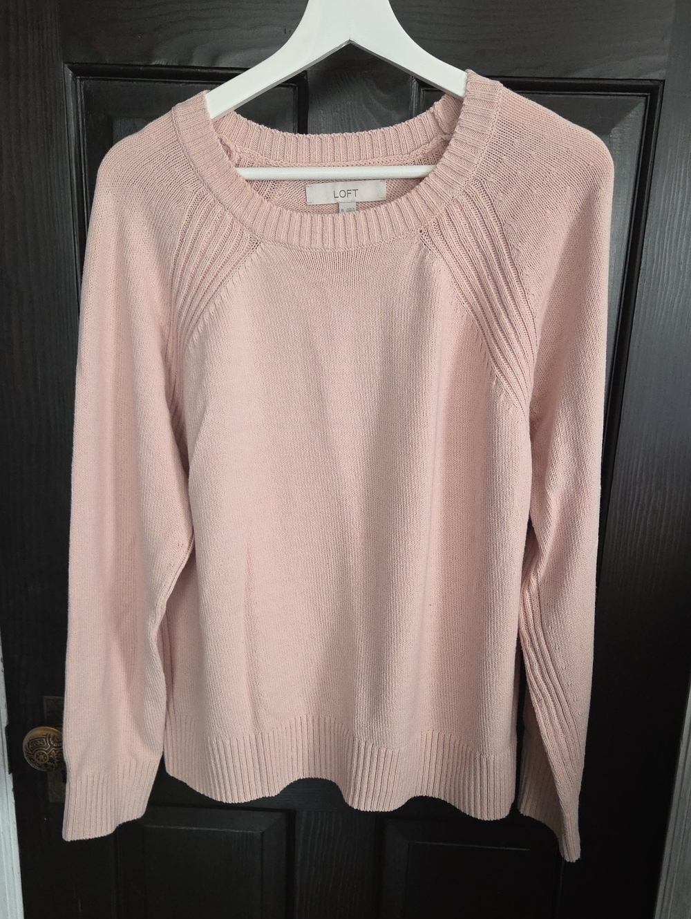LOFT Blush Pink Crewneck Sweater
